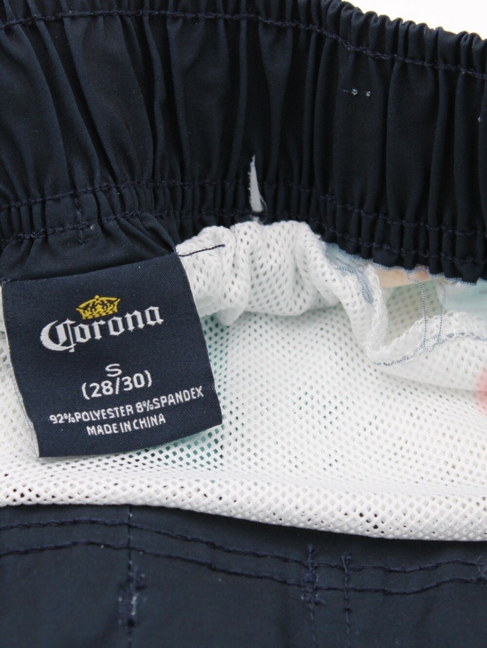 Corona Teal Navy Swim Trunks Men's Small 28/30 - Picture 3 of 6